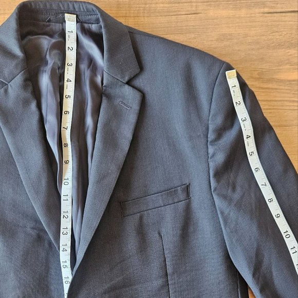 Joseph Abbound Mens Blazer Sport Coat 2 Button Causal Jacket Size 44R Wool Suit - Picture 10 of 13